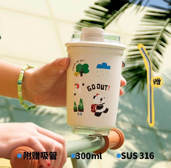 Cute Panda Water Bottle