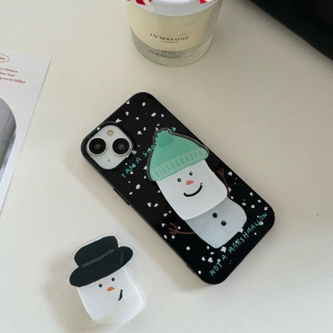 Snowman Design iPhone 15 Pro Max Case