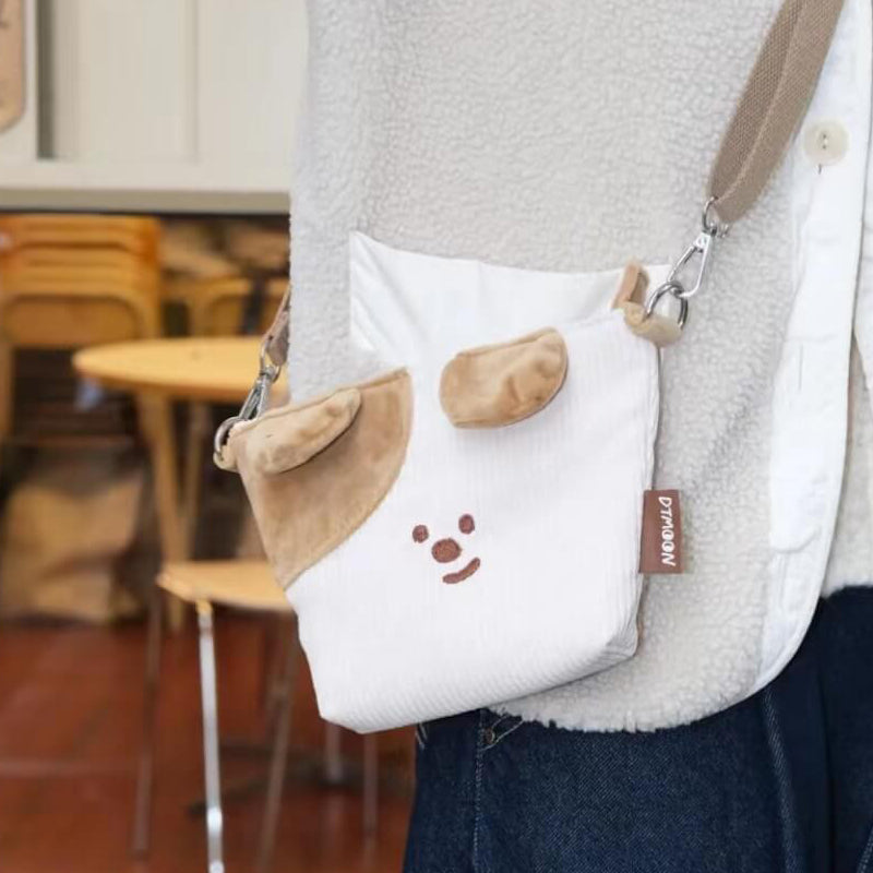 Aesthetic Cute Dog Phone Bag Crossbody for Schools Girl