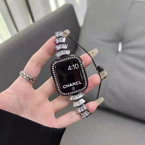 Cupcake Dressy Apple Watch Bands for Women Diamond Aesthetic