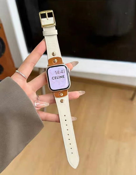 Leather Apple Watch Band Women