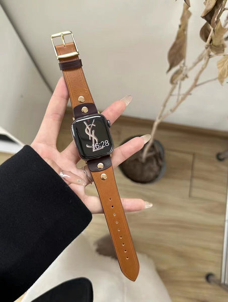 Leather Apple Watch Band Women