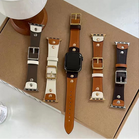 Leather Apple Watch Band Women