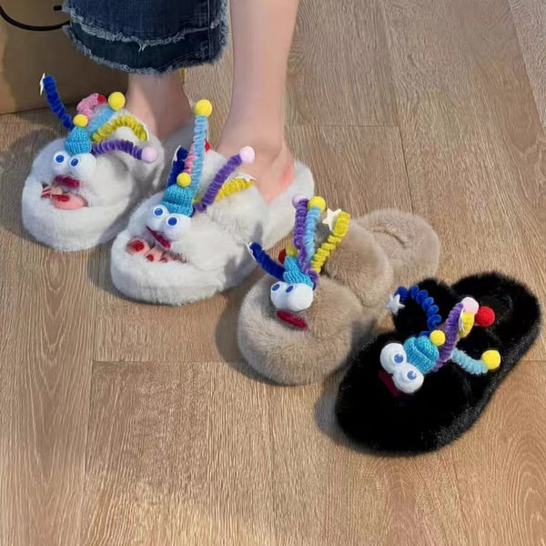 Cartoon Plush Slipper