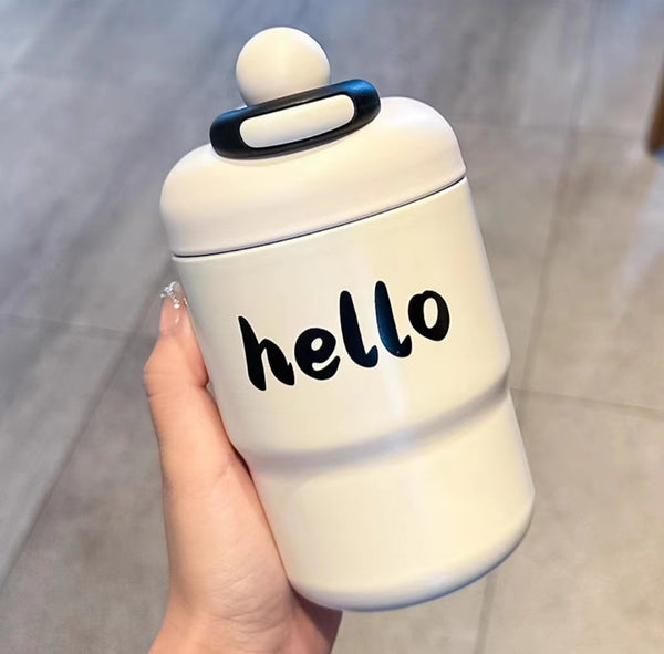 Hello Aesthetic Water Bottle