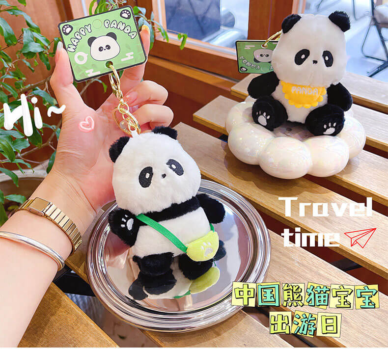 Panda Keychain Colorulife