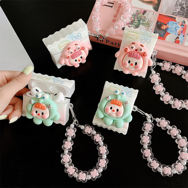 Cute Ocean Doll Airpod Case