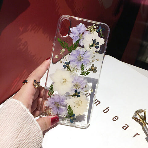 Pressed Flower iPhone XR Protective Cases